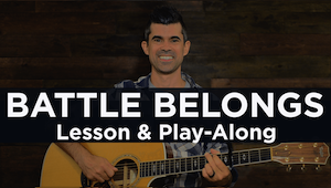 battle belongs guitar lesson