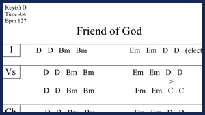 Friend of God Chords