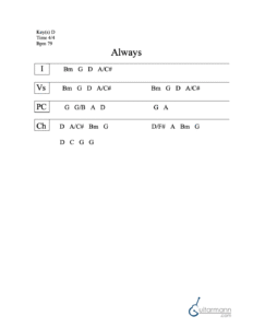 Always chord chart preview