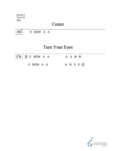 Center chord chart preview
