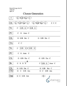 Chosen Generation chord chart preview