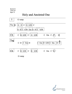 Holy chord chart preview