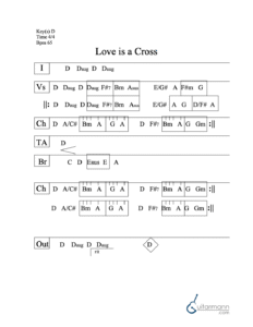 Love Is a Cross chord chart preview