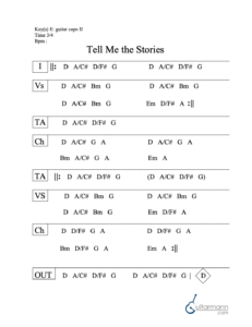Tell Me the Stories chord chart preview