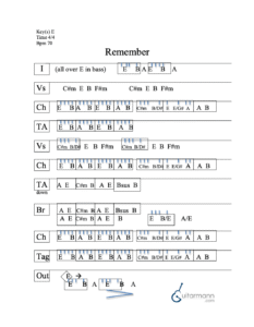 Remember chord chart preview