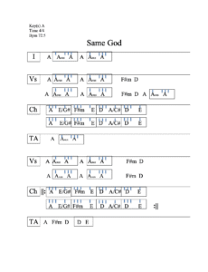 Same God chord chart preview
